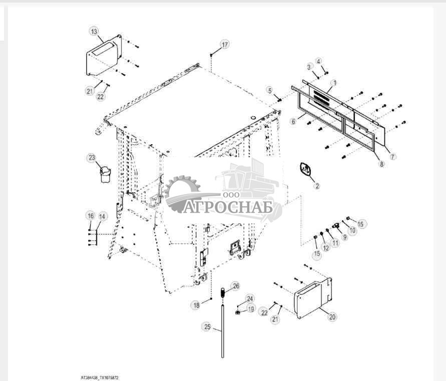 Отделка кабины и навеса 